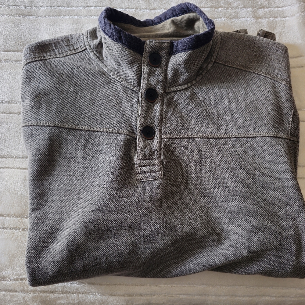 Carbon 2 Cobalt Long Sleeve Pullover Shirt - Large
